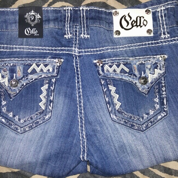 CELLO western style stretch bootcut jeans, Sz9