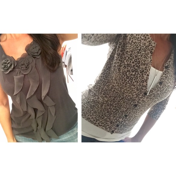 LOFT tank/cardigan bundle