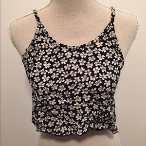 Designer Brandy Melville daisy crop top