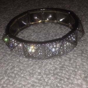 Silver studded bangle