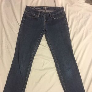 Loft modern slim jeans. Size 0