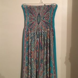 Printed maxi dress