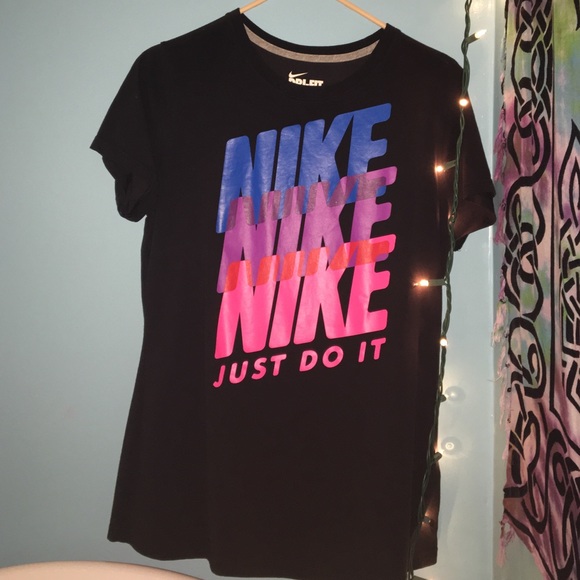 Nike black just do it tee