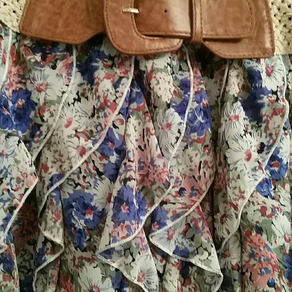 Floral Mini Skirt