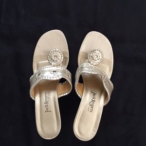 Jack Rogers kitten heel shoes