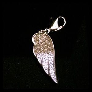 Swarovski angel wing charm