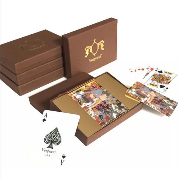Vespucci 100 % plastic poker playing cards USA - Picture 1 of 2