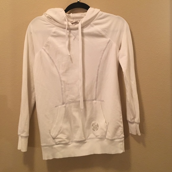 💋 Old Navy White Hooded Sweatshirt