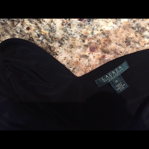 Lauren Ralph Lauren long sleeved evening gown - Picture 4 of 4