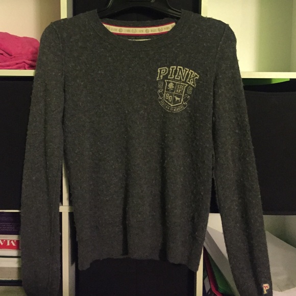 Pink/Victoria secret grey sweater! - Picture 1 of 2