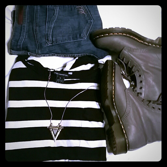 French Connection Tops - FC Flowy Pocket Tee