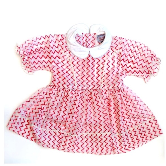 New Boutique Baby Doll zig zag toddler dress