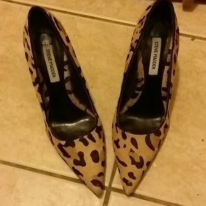 Leopard print heels