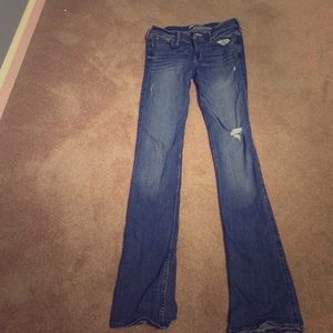 Straight leg hollister medium wash jeans