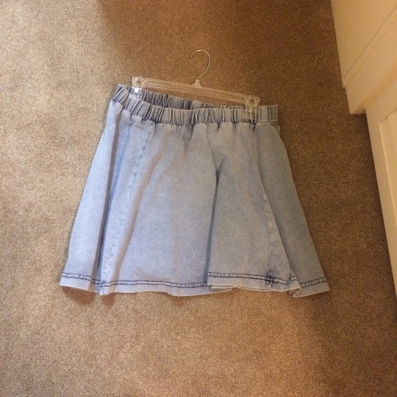 Denim Skater Skirt