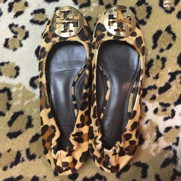 Cheetah Tory Burch ballet flats