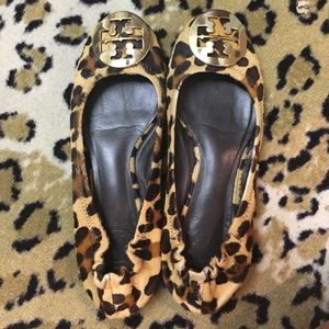 Cheetah Tory Burch ballet flats
