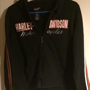 Harley Davidson zipper sweatshirt