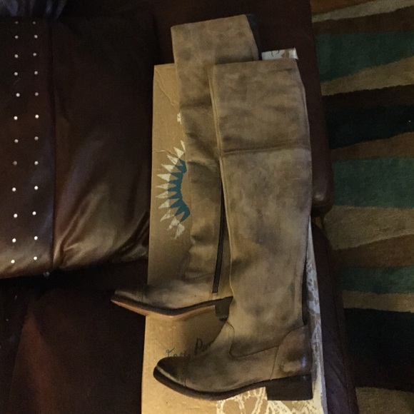 New Free People Aston Over the Knee Boot - Picture 2 of 3