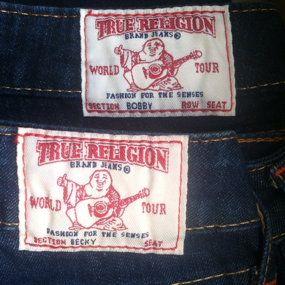 true religion boot cut jeans size 27 bundle of 2 - Picture 1 of 6