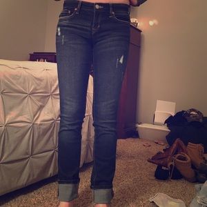 Never worn Aeropostale dark jeans