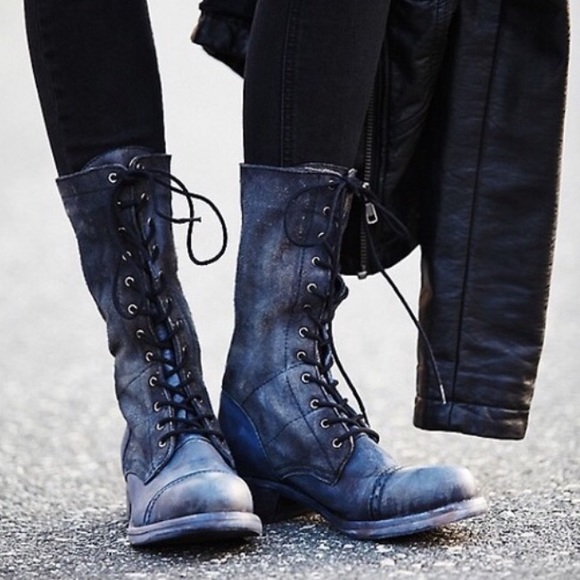 New Free People Lace Up Boots Euro 38 - Picture 3 of 4