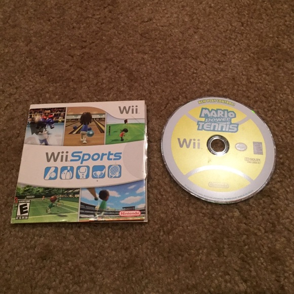 Wii Games: Wii Sports & Mario Power Tennis