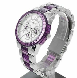 Guess purple facet watch
