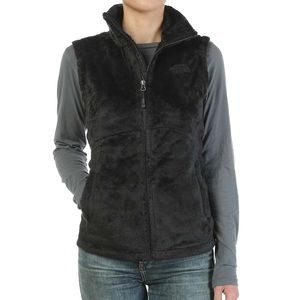 The North Face fuzzy vest