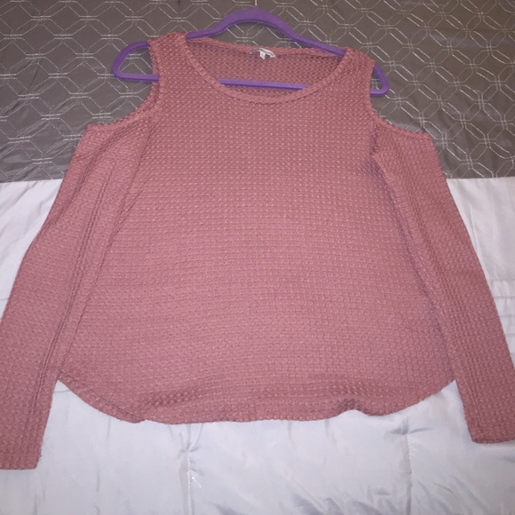 Charlotte Russe open shoulder top