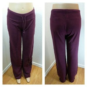 Lucky brand embroidered sweat pants Sz s