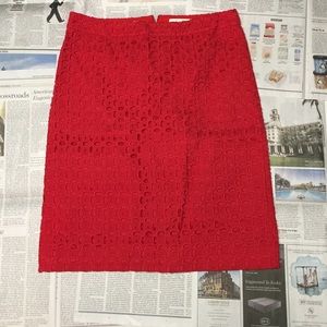 J crew no. 2 pencil skirt (eyelet)