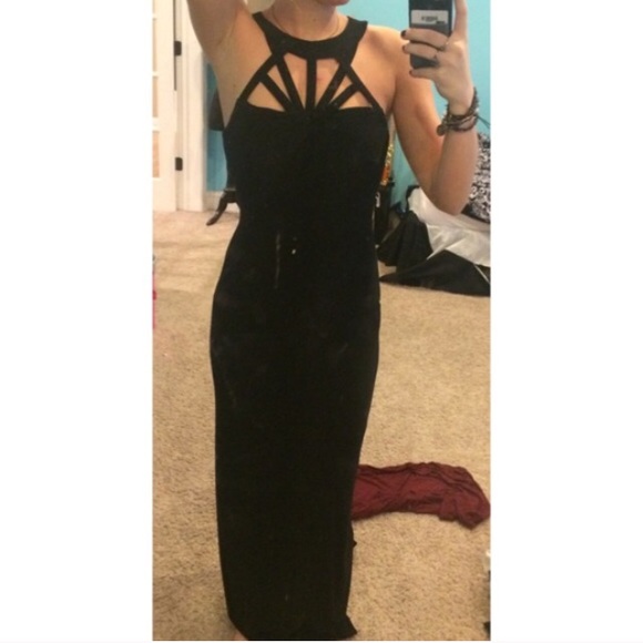 Black formal dress