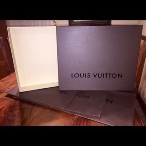 Authentic Louis Vuitton Storage Box and Bags!