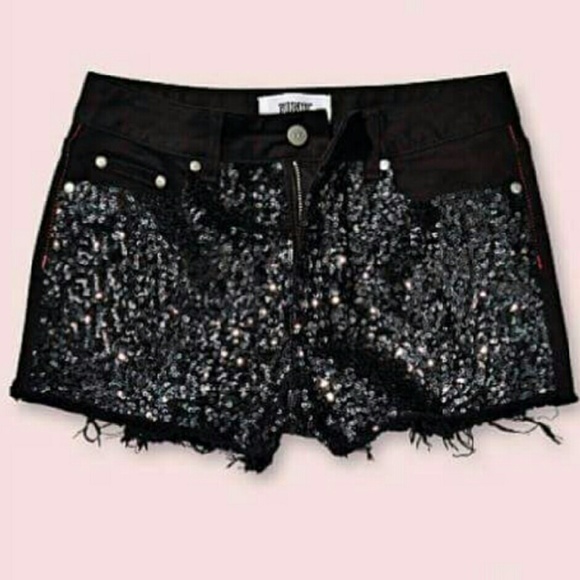 Victoria's Secret PINK sequin high rise shorts