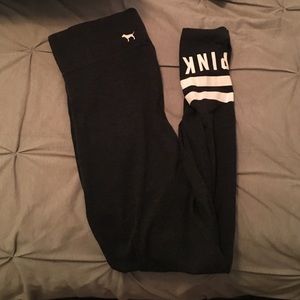 Dark gray 'Pink' leggings