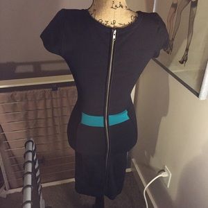 French Connection casual bodycon dress- full zip
