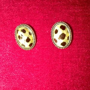 "Just Reduced" 💎 Leopard Print Earrings