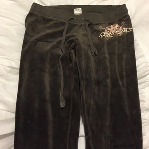 Juicy Couture Velour Track Pants. Barely worn