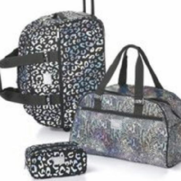 Victoria's Secret 3 piece wheelie luggage set
