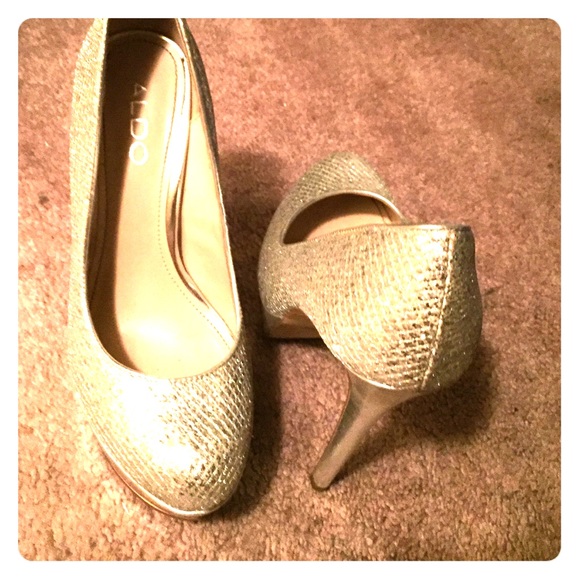 Aldo silver shoes