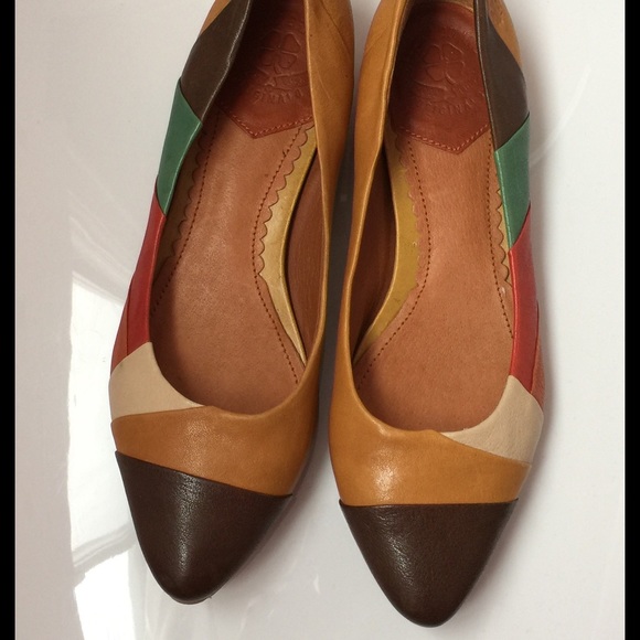 ⛔️Sold⛔️Lucky Brand Colorful Flats, Sz. 6M - Picture 2 of 3