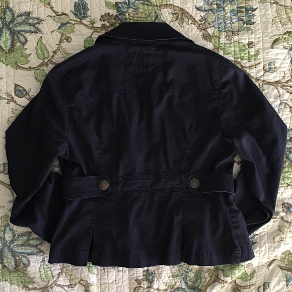 Navy blue utility jacket - Picture 2 of 4