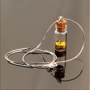 Wishing bottle necklace