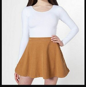 American Apparel Circle Corduroy Skirt