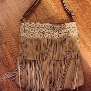 Light Tan Tote Bag With Flare