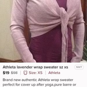 HOLD athleta sweater