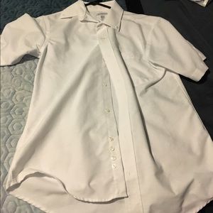 Men's white button up.