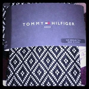 Tommy Hilfiger Netted Black Tights