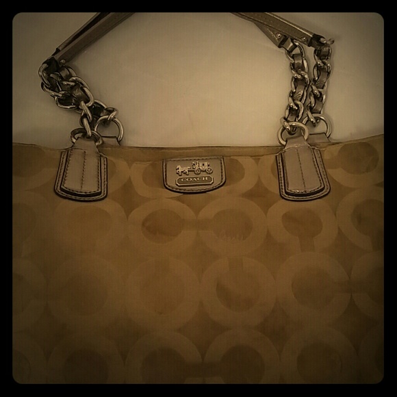 Gold Coach Bag